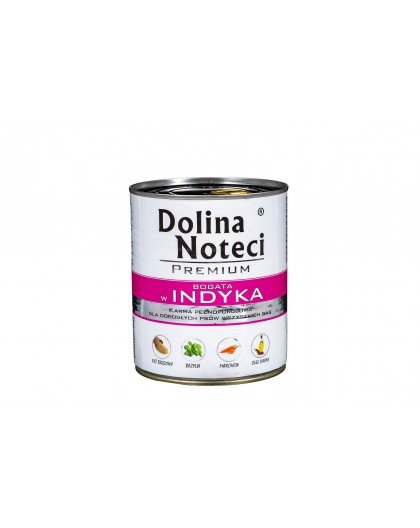 DOLINA NOTECI Premium Rich in turkey - Wet dog food - 800 g