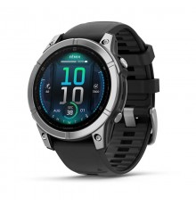 Garmin Fenix E 3.3 cm (1.3") AMOLED 47 mm Digital 416 × 416 pixels Touchscreen Stainless steel Wi-Fi GPS (satellite)