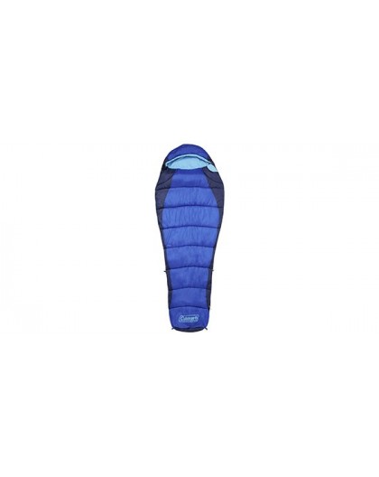 Coleman Fision Adult Semi-rectangular sleeping bag Polyester Blue