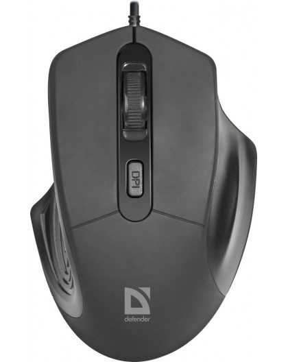 Defender DATUM MB-347 Optical Mouse Black 1600dpi 4P