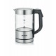 Severin WK 3458 electric kettle 0.5 L 1100 W Black, Transparent