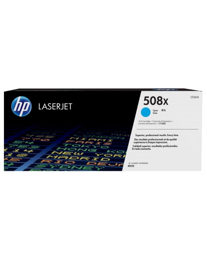 HP 508X High Yield Cyan Original LaserJet Toner Cartridge