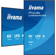iiyama 65" 4K UHD Most powerful professional digital signage display with advanced control and connectivity options