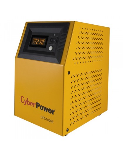 CyberPower CPS1000E uninterruptible power supply (UPS) Double-conversion (Online) 1 kVA 700 W 2 AC outlet(s)