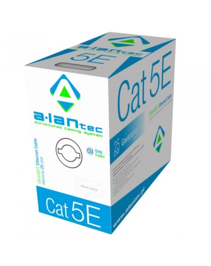 A-LAN KIU5PVC305 networking cable Grey 305 m Cat5e U/UTP (UTP)