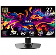 MSI MPG 272URXDE QD-OLED computer monitor 67.3 cm (26.5") 3840 x 2160 pixels 4K Ultra HD Black