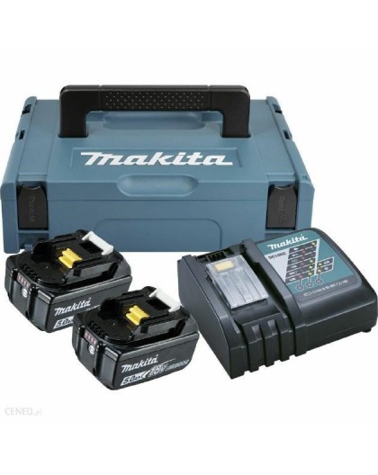 MAKITA POWER SUPPLY KIT 18V 2x5,0Ah (BL1850Bx2+DC18RC) MAKPAC
