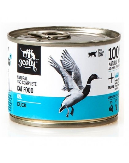 3COTY 180. Duck - wet cat food - 180g