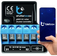 BLEBOX shutterBoxDC v2 WiFi I/O moodul 2x sisendi biniar 2x rele väljundit 230V