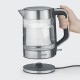 Severin WK 3420 electric kettle 1.7 L 2200 W Black, Stainless steel, Transparent