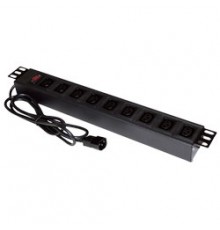 Alantec PZ010 power extension 1.8 m 9 AC outlet(s) Indoor Black