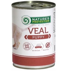 NATURE'S PROTECTION Puppy Veal - wet food for puppies - 400 g
