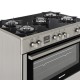 Gas-electric Cooker Ravanson KWGE-K90 Cheff Modern (silver)