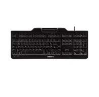 CHERRY KC 1000 SC keyboard Office USB QWERTZ German Black