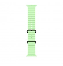 Apple Black Titanium Finish Band Green Fluoroelastomer, Titanium