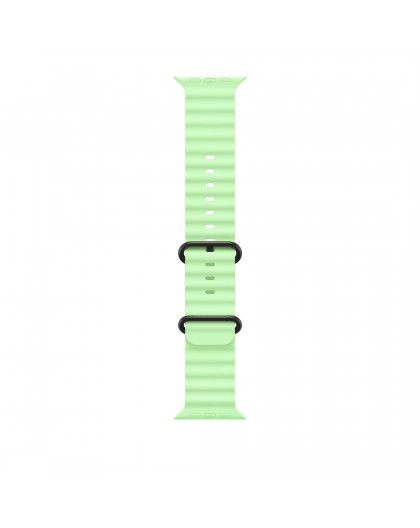 Apple Black Titanium Finish Band Green Fluoroelastomer, Titanium