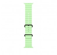 Apple Black Titanium Finish Band Green Fluoroelastomer, Titanium