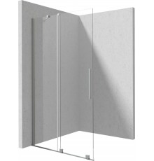 Walk-in shower wall 90 cm - sliding