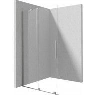 Walk-in shower wall 90 cm - sliding