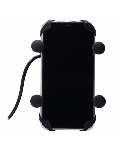 MOTORBIKE PHONE HOLDER FREEDCONN MC7C + BM2R HEAD TUBE ATTACHMENT