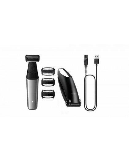 Philips BODYGROOM Series 5000 BG5021/15 body groomer/shaver Black, Silver