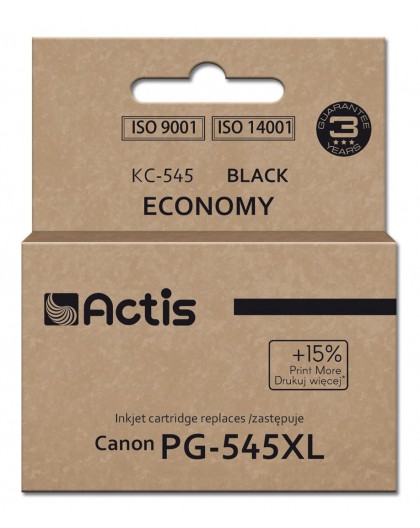 Actis KC-545 Ink (replacement for Canon PG-545XL Supreme 15 ml 207 pages black).