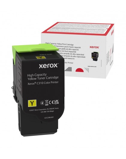 Xerox Genuine ® C310 Color Printer​/​C315 Color Multifunction Printer Yellow High capacity Toner Cartridge (5500 Pages) - 006R04