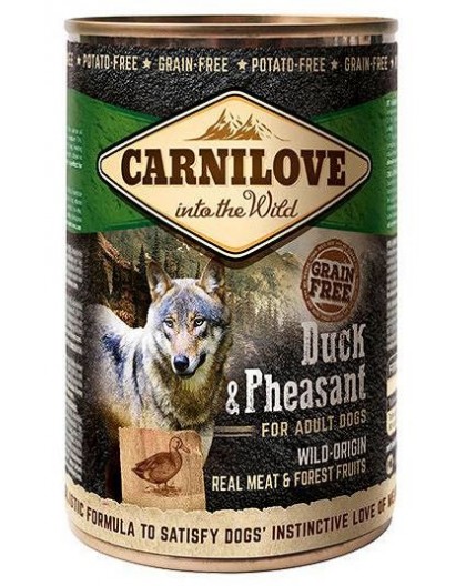 CARNILOVE Into the Wild Duck&Pheasant - Wet dog food - 400 g