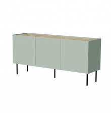Cama FELLINI chest of drawers 150x40x70 olive + oiled oak top