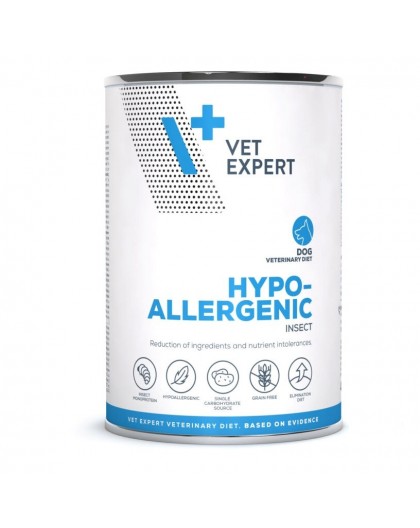 VET EXPERT Hypoallergenic Insect - wet dog food - 400g
