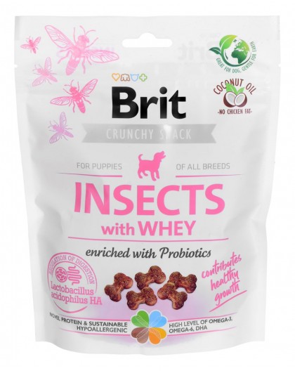 BRIT Care Dog Insects&Whey - Dog treat - 200 g