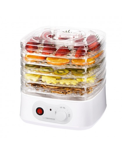 Esperanza EKD004 Food dehydrator,Transparent,White 250 W