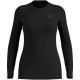 ODLO Merino 160 BL Top Crew Neck l/s women's T-shirt, size S, black