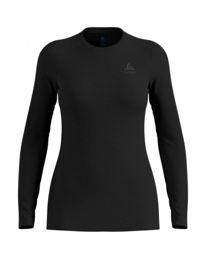 ODLO Merino 160 BL Top Crew Neck l/s women's T-shirt, size S, black