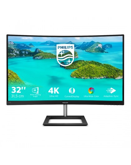 Philips E Line 328E1CA/00 LED display 80 cm (31.5") 3840 x 2160 pixels 4K Ultra HD LCD Black