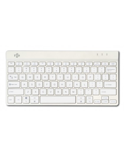 R-Go Tools Ergonomic keyboard R-Go Compact Break, compact keyboard with break software, QWERTY (US), Bluetooth, white