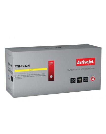 Activejet ATH-F532N toner (replacement for HP 205A CF532A Supreme 900 pages yellow)
