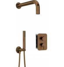 Concealed shower set