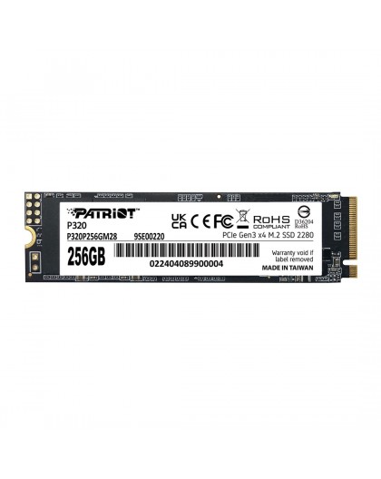 SSD PATRIOT VIPER P320 M.2 PCI-Ex4 NVMe 256GB 2.2GB/S (P320P256GM28)