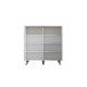 Cama sideboard LOTTA 110 4D white + sonoma oak