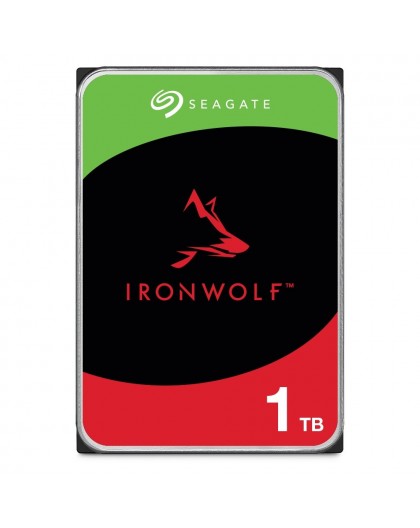 Seagate IronWolf internal hard drive 1 TB 256 MB 3.5" Serial ATA III (ST1000VN008)