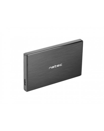 NATEC RHINO GO enclosure USB 3.0 for 2.5'' SATA HDD/SSD, black Aluminum