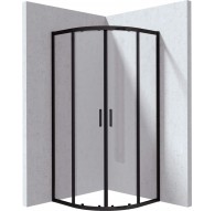 Semi-circular shower cabin 90x90 cm