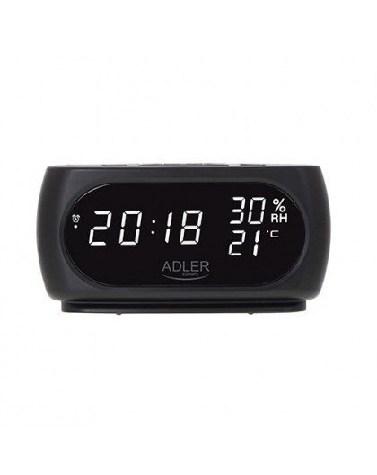 Adler AD 1186 alarm clock Digital alarm clock Black