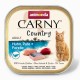 ANIMONDA Carny Country Chicken, Turkey + Trout - влажный корм для кошек - 100 г