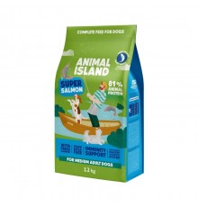 ANIMAL ISLAND Adult Medium Salmon - dry dog food - 12kg