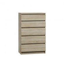 Topeshop M5 SONOMA chest of drawers