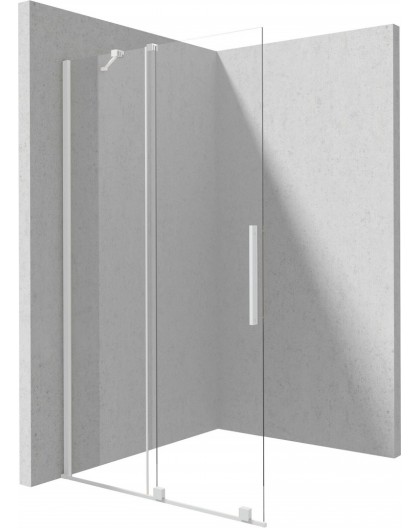 Walk-in shower wall 90 cm - sliding