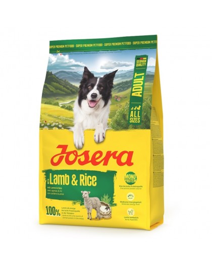 JOSERA Adult Lamb & Rice - dry dog food - 900g