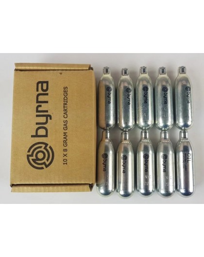 CO2 Cartridge BYRNA 8 g 10 szt. 9 + 1 with oil (CO2300)